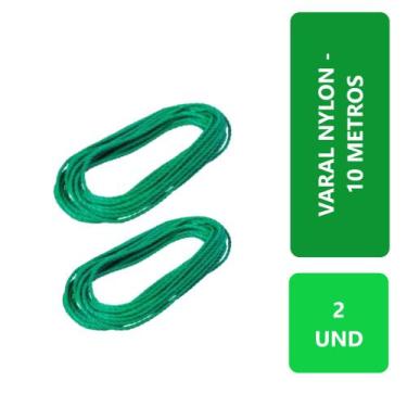 Imagem de 2 Unidades Corda Cordinha Multiuso De Nylon Para Varal De Roupas 10 Me