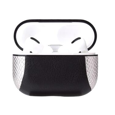 Imagem de Capa de couro PU moderna com gancho para Airpods 3 capa de fone de ouvido sem fio