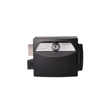 Imagem de Fechadura F90 Para Portão Preto Ipec