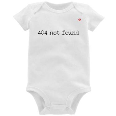 Imagem de Body Bebê 404 not found - Foca na Moda, Branco, P