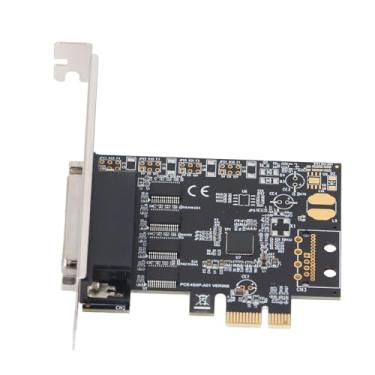 Imagem de Dpofirs 4 portas PCI Express, PCIE 1X Serial Adapter Card DB25 para 4 portas DB9 R232 PCI Express Serial Card com chip ASIX AX99100 para Win 7 8 10 11 para Linux