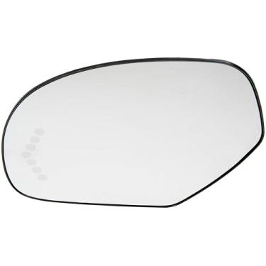 Imagem de Dorman 57605 Vidro retrovisor de porta de plástico do lado do motorista, aquecido, compatível com modelos selecionados Cadillac/Chevrolet/GMC