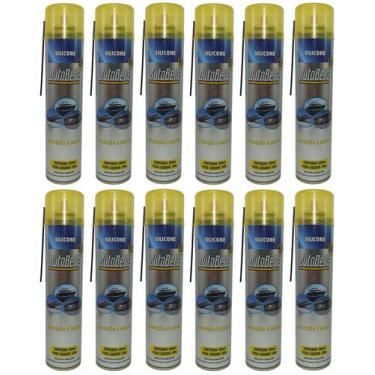 Imagem de Kit 12 Silicone Autobelle Multiuso 300 Ml Carro Barco Avião