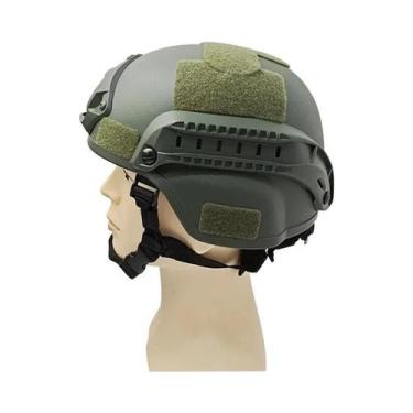 Imagem de Capacete Tático Militar MICH2000 para Airsoft, Swat e Equitação - Equi