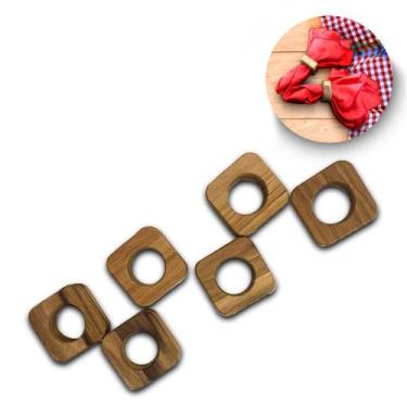 Imagem de Kit 6 Argola para Guardanapos Mesa Posta Decoração de Jantar - OntheLi
