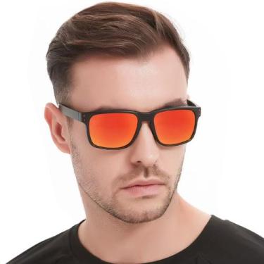 Imagem de Óculos De Sol Masculino Feminino Esportivo Polarizado Proteção UV400 V