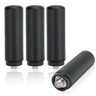 Imagem de Airiton Antenas de rádio amador UHF 400-470MHz rádio bidirecional GMRS Antena Walkie Talkie Antenas de substituição SMA fêmea 5.8 cm para Baofeng BF-F8HP Pro UV-5R AR-5RM BF-888S (pacote com 4)