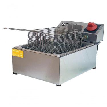 Imagem de Fritadeira Elétrica De Mesa Fb1d Croydon 3,5l 1 Cuba Inox 110V