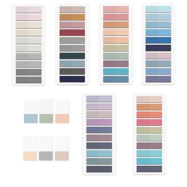 Imagem de Ubuymart 1320 folhas de abas adesivas transparentes da Bíblia, marcadores de páginas coloridas, guias adesivas para leitura de notas, livros, bíblia, material escolar de escritório, anotação de livros