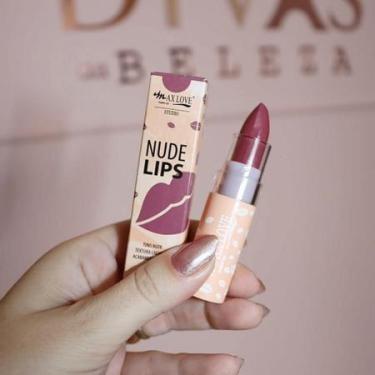 Imagem de Batom nude lips max love - MAQUIAGEM VARIADAS, NUDE-452, UN