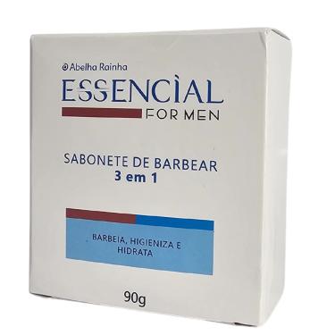 Imagem de Sabonete de Barbear em Barra 3 em 1 Essencial For Men / Para Homem Abelha Rainha 90g