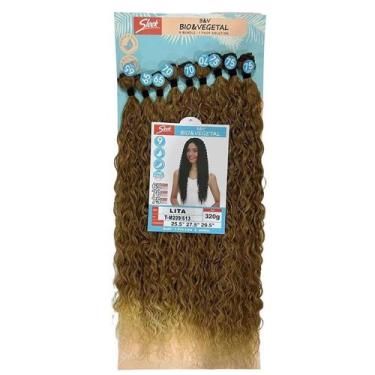 Imagem de Cabelo Cacheado Oganico de bio fibra SLEEK - LITA 320G - oem, T-M209/6