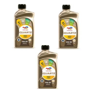 Imagem de Kit 3 Óleos Sintético 0w30 Quartz Ineo First - TotalEnergies