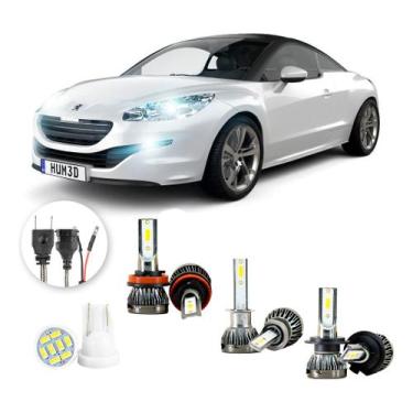 Imagem de Ultra Led Nano 22000lm Peugeot Rcz 2014-2016 H1 H7 H8 - LUXLED y3, Bra