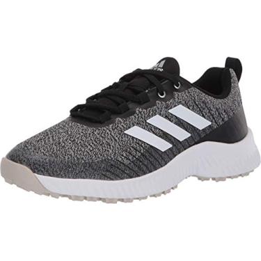 Imagem de adidas Tênis de golfe feminino W Response Bounce 2 Sl, Core Black/Calçado Branco/Marrom Transparente, 39