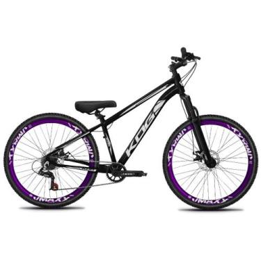 Imagem de Bicicleta Aro 29 KOG 1X7 Tipo Freeride Viking Hupi Gios, Preto, Adesiv