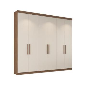 Imagem de Roupeiro 6 Portas Casal Édez Thames, Off White - Herval