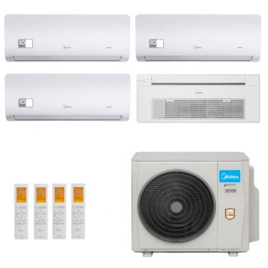 Imagem de Ar-Condicionado Multi Split Inverter Midea 36.000 (3x Evap HW 9.000 + 1x Evap Cassete 1 Via 18.000) Quente/Frio 220V