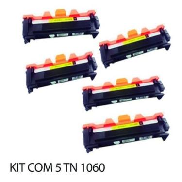 Imagem de 5 Toner Compatível Tn1060 Para Hl1212w Dcp-1612 1510r Hl-1210w Dcp-161