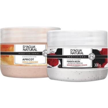 Imagem de Kit apricot média abrasão + pimenta negra 300G dágua natural - D'Água 