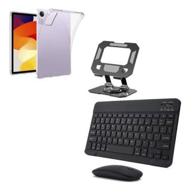 Imagem de Suporte + Teclado + Mouse + Capa Tpu Para Tab Redmi Pad Se - NoBrand