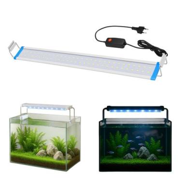 Imagem de Luminaria Led Aquario 30cm a 40cm Azul e Branca Bivolt 9W - Bruartt