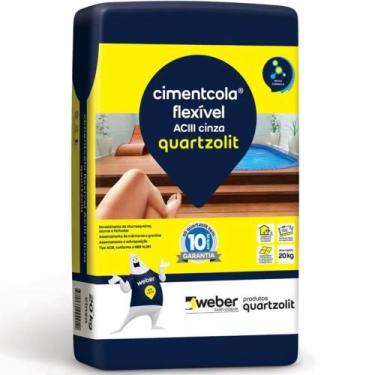 Imagem de Argamassa Cimentcola Flexível AC3 Cinza 20 Kilos - 0069.00001.0020PL -