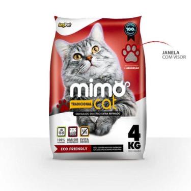 Imagem de Areia higiênica mimo cat tradicional eco friendly grãos 4kg - ARGI PET