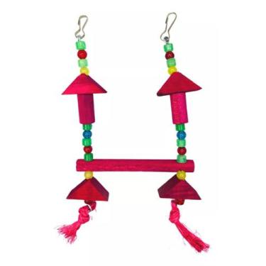 Imagem de Brinquedo Parquinho Calopsita Papagaio Periquito Agaponis Brinquedos A