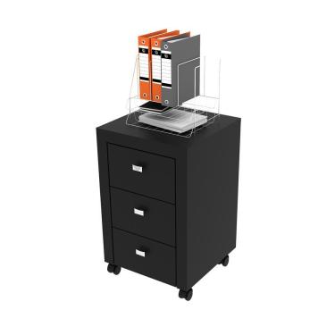 Imagem de Gaveteiro Com Rodízios Multimóveis Vcr25018 Preto Preto