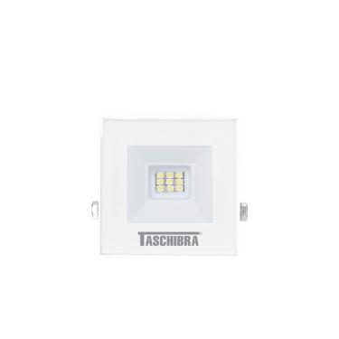 Imagem de Refletor Tr Led 10w Slim Branco - Taschibra Verde