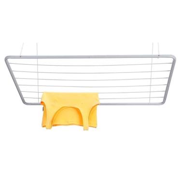 Imagem de Varal De Teto Utimil Em Aço - 90 X 56 Cm Branco