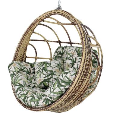 Imagem de Balanço Ninho Suspenso Hungria Em Alumínio Trama Original Capuccino