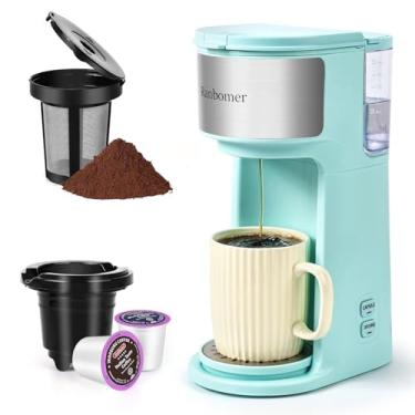 Imagem de Ranbomer Cafeteira K-Cup, Máquina De Cápsulas, Capacidade Infusão 14 Oz. Moer Café. (Hortelã)