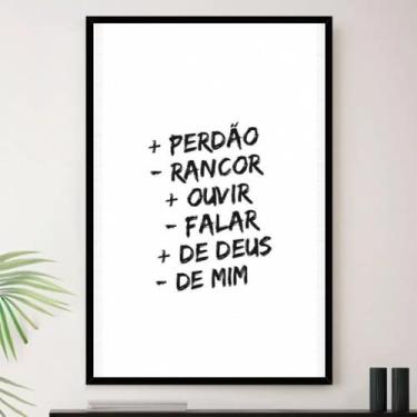 Imagem de Genérico, Quadro Salmo Deus Oração Gospel Decorativo A3 35x45cm
