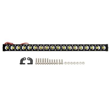 Imagem de MEUS RACING Kit De Barra Luz Teto Para Carro Rc, Luzes Led, Escala 1/10 E 1/8, Acessórios Axial Scx10 90046, Wraith Traxxas Trx4 Trx6, Redcat Gen8 Crawler, Peças Atualização. (185 Mm, 18 Contas)