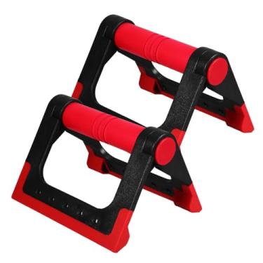 Imagem de Toddmomy 1 Par De Alças Exercício Fitness Flexão Suportes Para Chão Paralelos Barras Rack Giratório Dobrável Kit Suporte Braço Barra Amarração