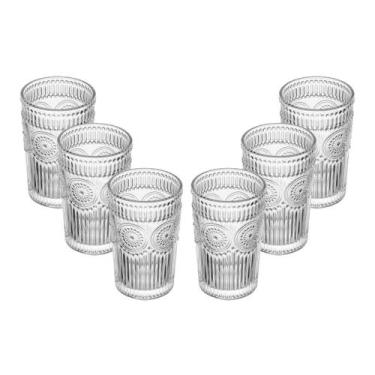 Imagem de Conjunto 6 Copos Altos De Vidro Mandala 380ml - Wolff