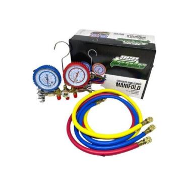Imagem de Kit Manifold Analógico Ecotools Para R22 R134a R404a