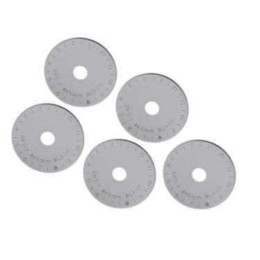 Imagem de Lâminas de Cortador Rotativo de 45 Mm, Lâminas de Reposição, Aço de Liga, Corte Sem Esforço, Uso Versátil, Aplicação Ampla, para Tecido, Couro, Papel, Plástico