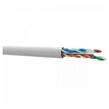Imagem de Cabo UTP Cat6 Gigabit CMX Branco Furukawa Soho plus (venda por metro /
