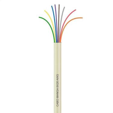 Imagem de Cabo Manga 8X26 Awg - Sem Blindagem Bege - 50 Metros - Cirilo Cabos