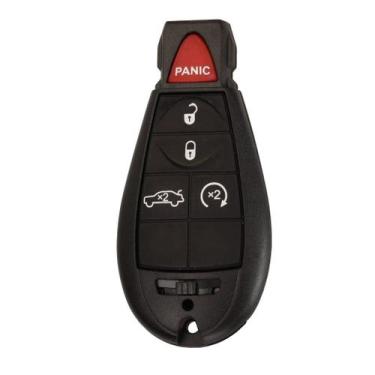 Imagem de Carcaça Chave Presença Jeep Grand Cherokee Chrysler Ram 5 Botões - Mar