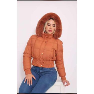 Imagem de Jaqueta puffer cor terra feminina - Abd 