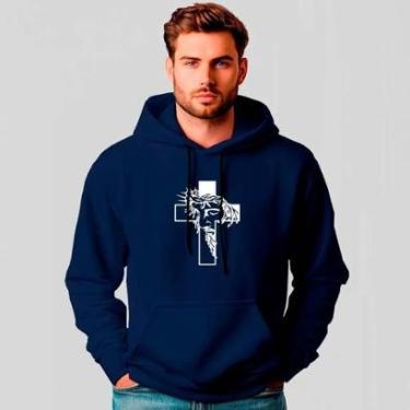 Imagem de Moletom Canguru Estampado Inside Cruz - REF1343-Masculino