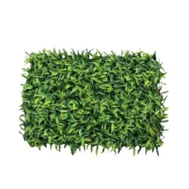 Imagem de Grama Artificial,10 Placas Samambaia Artificial 40x60cm Premium DecoraçãO(10 placas samambaia 60x40)