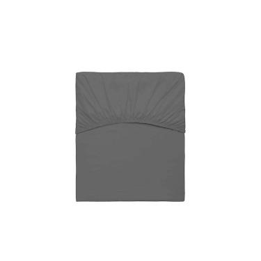 Imagem de Lençol QUEEN Elastico Preto Algodao Egipcio 300 Fios Acetinado