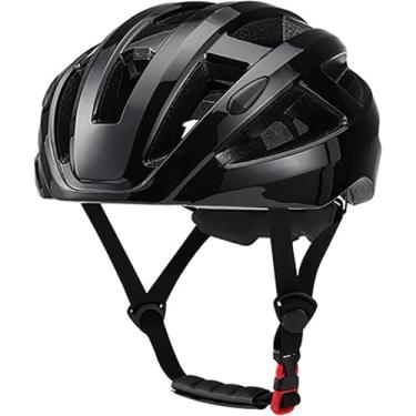 Imagem de Capacete De Bicicleta Para Adultos, Capacete De Bicicleta Para Homens E Mulheres Adultos, Capacete De Bicicleta De Montanha Com Luz Traseira Design De Múltiplas Aberturas, Moldagem Integ, A, XL