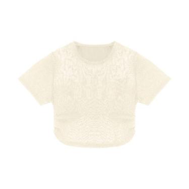 Imagem de Blusa Com Sobreposição Juvenil Feminina Minty Bege, 16, Bege