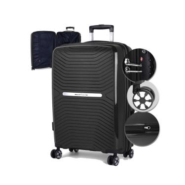 Imagem de Mala De Viagem 23Kg Polipropileno Expansível Anti-Furto Tsa